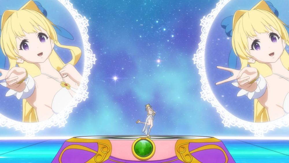 アニメ「慎重勇者～この勇者が俺TUEEEくせに慎重すぎる～」エンディングアニメーションより。(c)土日月・とよた瑣織／KADOKAWA／慎重勇者製作委員会