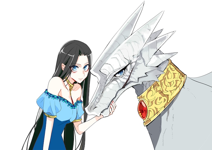 「蒼竜の側用人～白銀の竜 編～」イラスト(c)千歳四季／白泉社