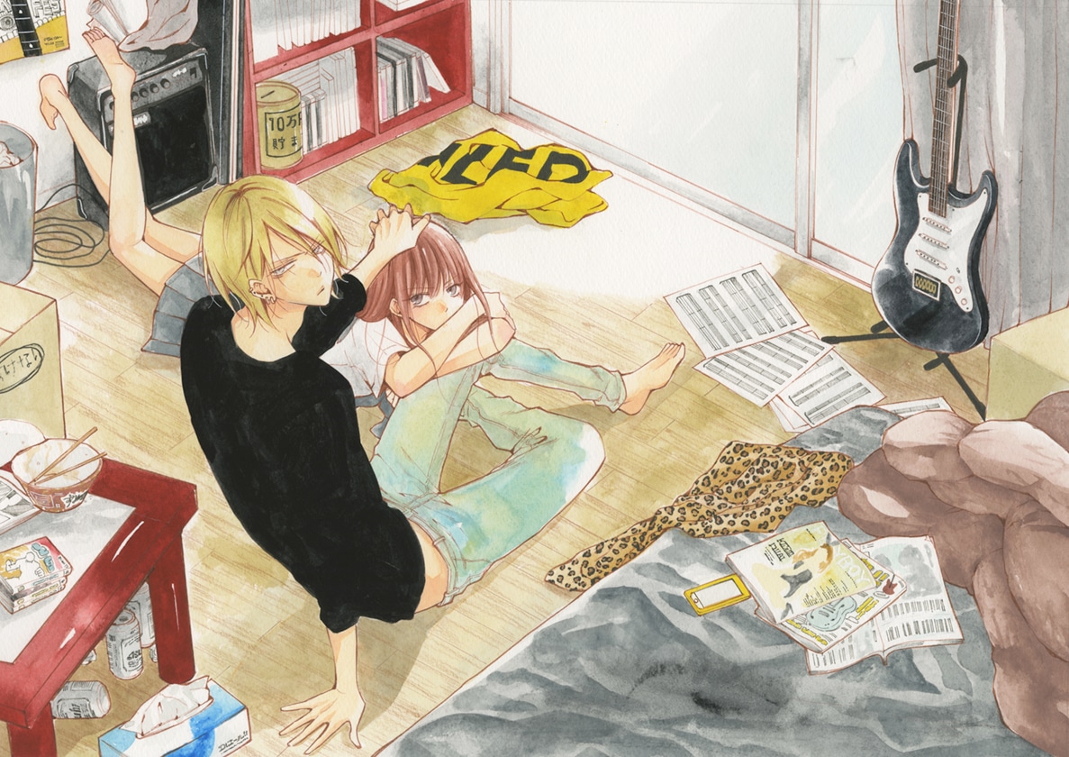 「野良猫と狼」イラスト(c)ミユキ蜜蜂／白泉社