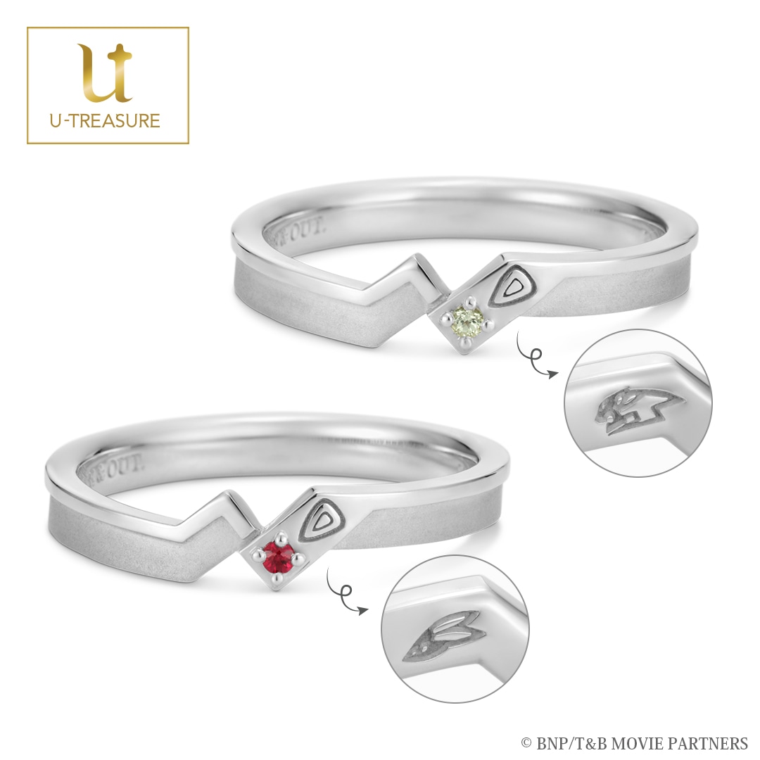 上から「グッドラックモード“ワイルドタイガー” / リング」、「グッドラックモード“バーナビー・ブルックス Jr.” / リング」。