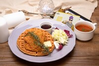 「フライドチキンワッフル」