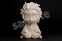 「木彫りの炭治郎」