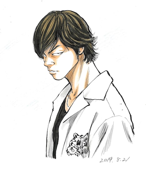 上田佐智雄 (c)高橋ヒロシ（秋田書店）