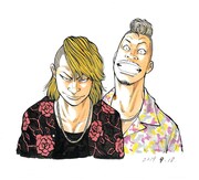 左から泰志、清史。(c)高橋ヒロシ（秋田書店）