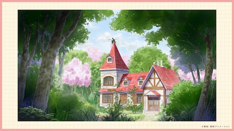 映画「魔女見習いをさがして」の美術ボード。