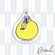 「アクリルブローチ」の1種。