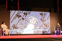 出会いのシーンの絵コンテ撮。