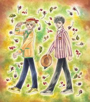 萩尾望都によるカラーカット。(c)萩尾望都／小学館