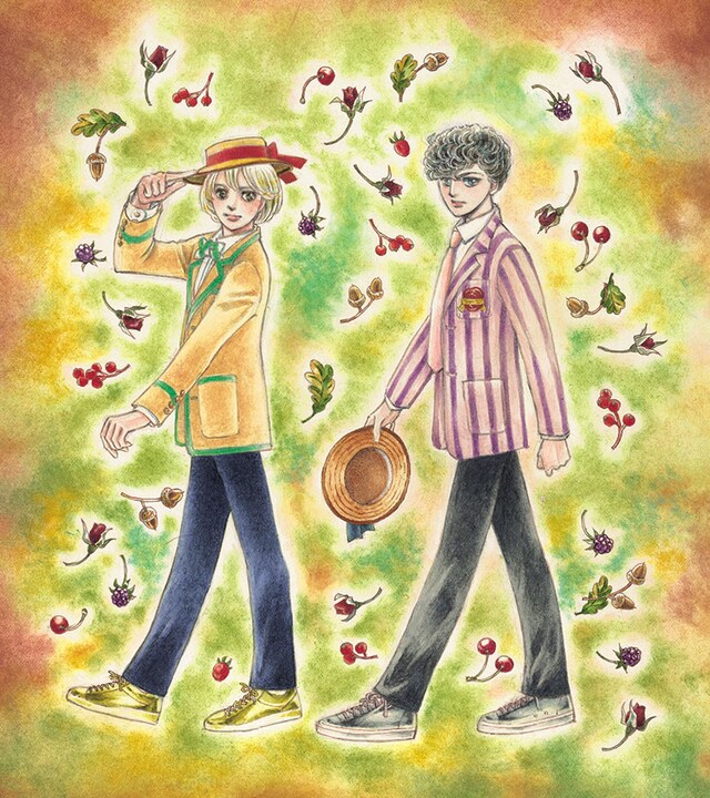 萩尾望都によるカラーカット。(c)萩尾望都／小学館