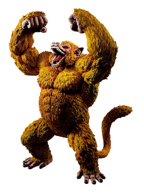 ラストワン賞の黄金大猿悟空ソフビフィギュア。