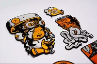 リュックに付けられるワッペン。