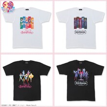 「美少女戦士セーラームーン セーラー5戦士&ダーク・キングダム Tシャツ」