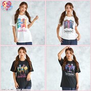 「美少女戦士セーラームーン セーラー5戦士&ダーク・キングダム Tシャツ」