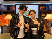 稲垣吾郎と東村アキコ。