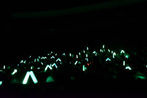 応援上映の様子。