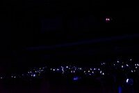 応援上映の様子。