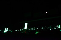 応援上映の様子。