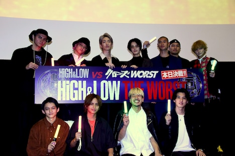 「HiGH&LOW THE WORST」応援上映の様子。