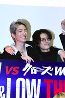 「HiGH&LOW THE WORST」応援上映後の舞台挨拶の様子。