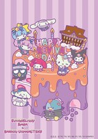 アニメ「ゾンビランドサガ」とサンリオキャラクターズのコラボビジュアル。