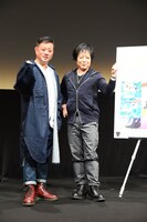 左から岩田光央、佐々木望。