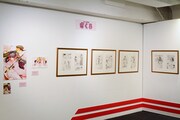 「～デビュー20周年記念～星野リリィの世界展『おとめ妖怪ざくろ』×『きぐるみ防衛隊』×『輪るピングドラム』」の様子。