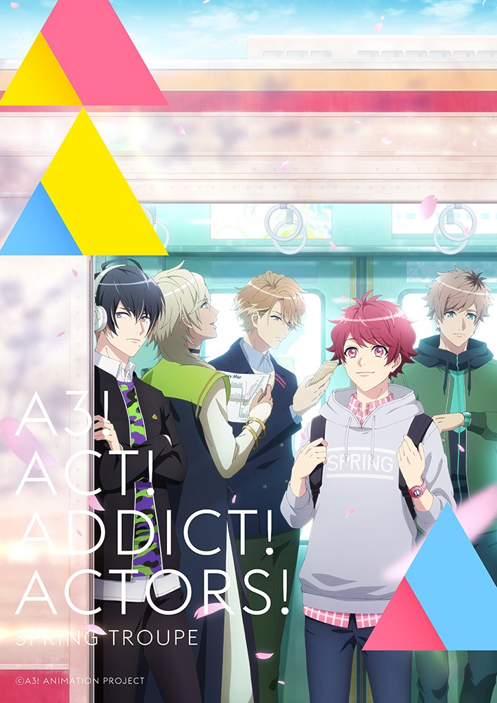 TVアニメ「『A3!』SEASON SPRING」のキービジュアル。