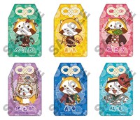 ノベルティとしてプレゼントされる「お守り風カード」。