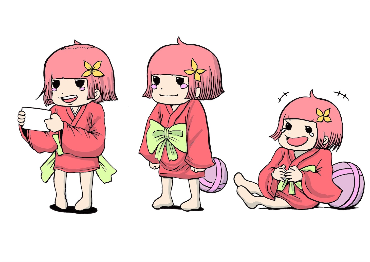 タタミちゃんの原案絵。