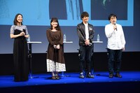 イベントの様子。左から杉山里穂、石見舞菜香、石川界人、沙村広明。