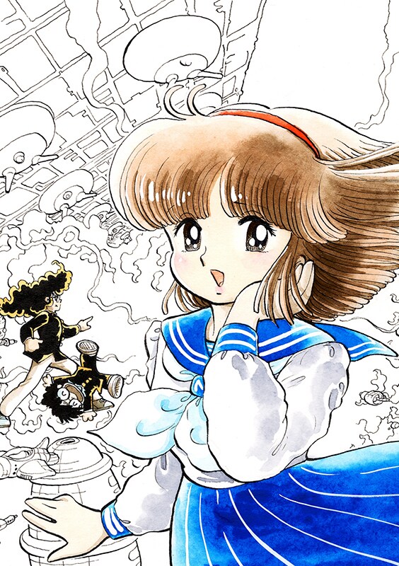 「ななこSOS 完全版」1巻のイメージ。