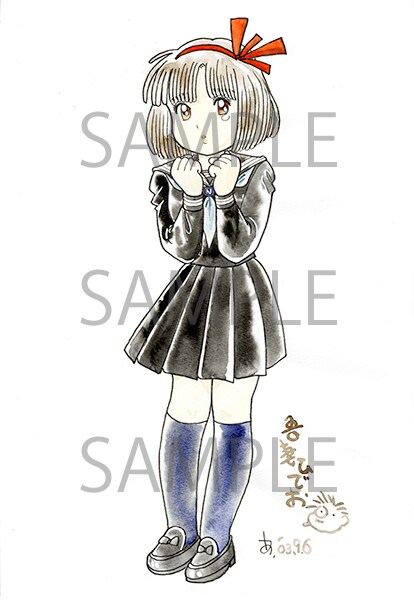 ななこSOS 完全版」一括購入特典の「複製原画D」。 [画像ギャラリー 11