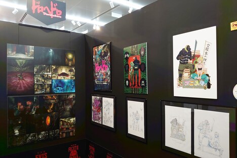 MAPPAのコーナーより、「ドロヘドロ」の展示。(c)2020 林田球・小学館／ドロヘドロ製作委員会