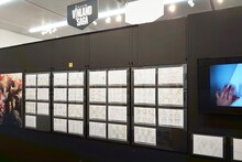 WIT STUDIOのコーナーより、「ヴィンランド・サガ」の展示。(c)幸村誠・講談社／ヴィンランド・サガ製作委員会