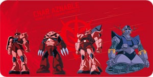 「『機動戦士ガンダム』×October Beast シャア専用ラバーマット」