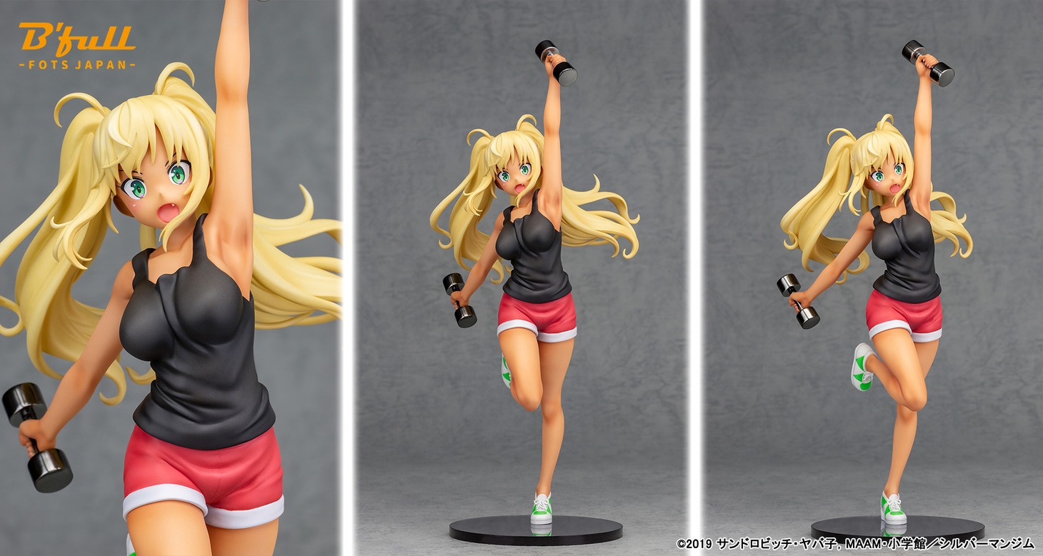 「ダンベル何キロ持てる？『紗倉ひびき』1/7スケール 塗装済み完成品」