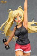 「ダンベル何キロ持てる？『紗倉ひびき』1/7スケール 塗装済み完成品」