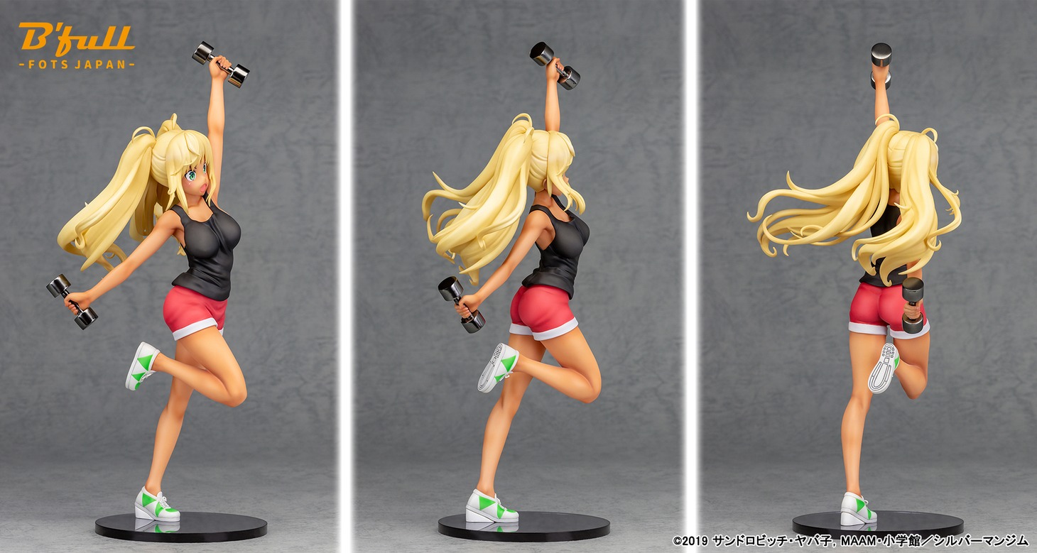 「ダンベル何キロ持てる？『紗倉ひびき』1/7スケール 塗装済み完成品」