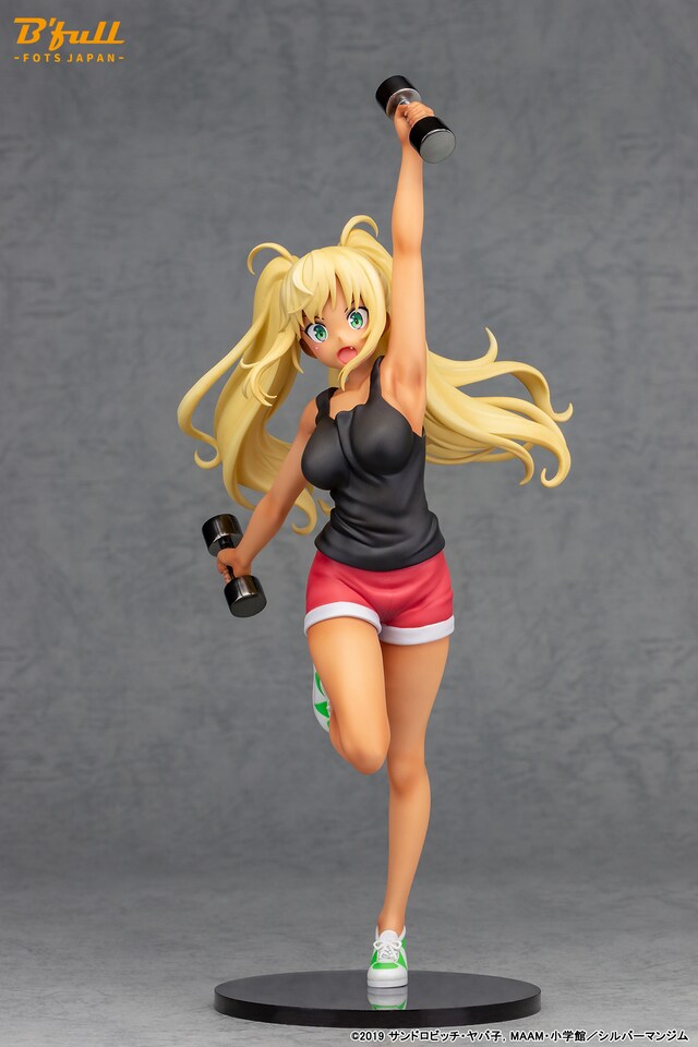 「ダンベル何キロ持てる？『紗倉ひびき』1/7スケール 塗装済み完成品」