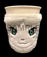 「パックのもふもふカップスリーブ」