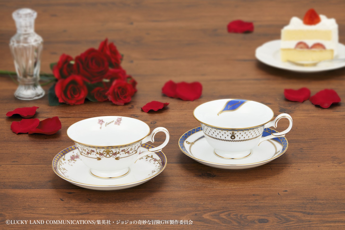 「ジョジョの奇妙な冒険 黄金の風×Noritake ティーカップ＆ソーサーセット」