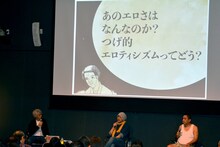 「つげ義春全集」の刊行を決定したトークライブの様子。