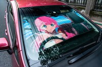 「ぼくたちは勉強ができない！真冬先生のドライビングサンシェード」使用イメージ