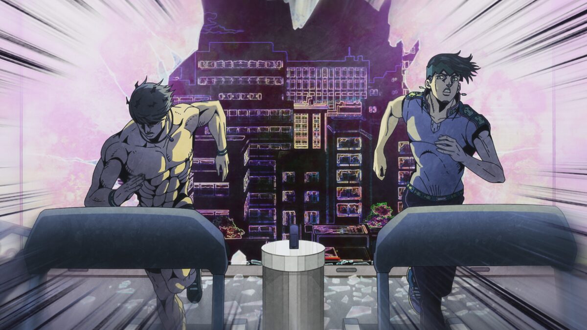 ジョジョ新作ova ザ ラン 先行カット 岸辺露伴がジムで出会った男と危険なゲーム コミックナタリー