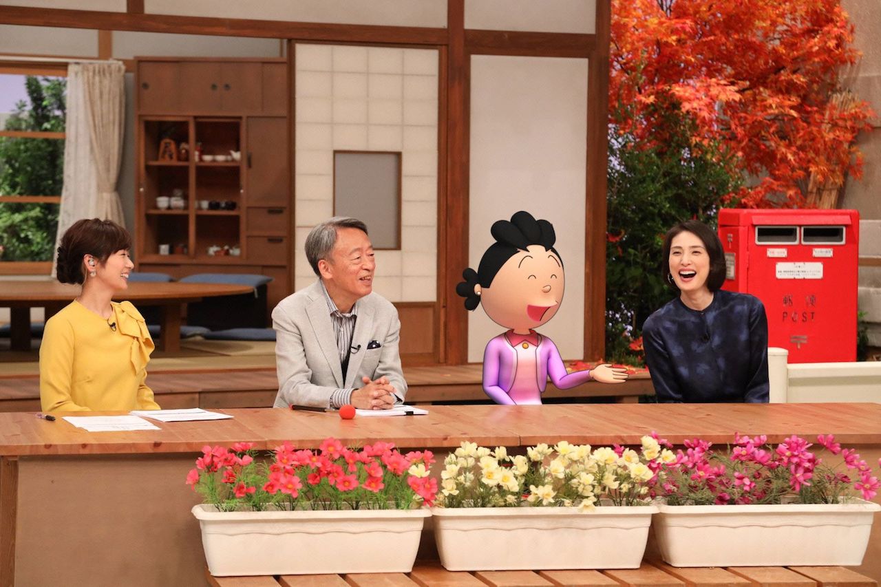 左から高島彩、池上彰、サザエさん、天海祐希。