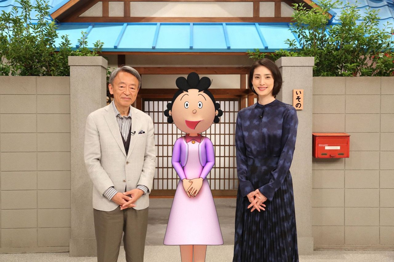 左から池上彰、サザエさん、天海祐希。