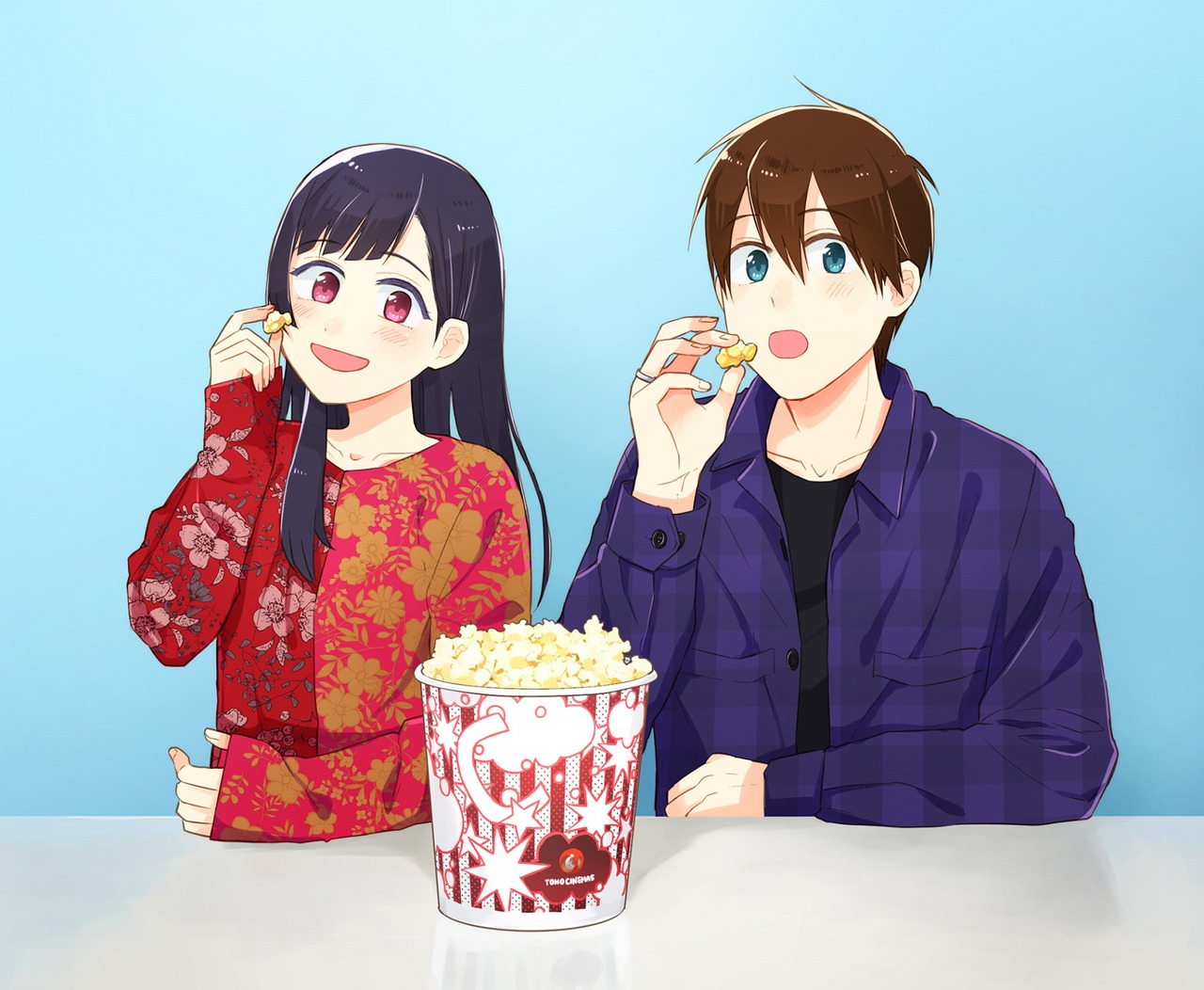 笹木あおこが描き下ろした「TOHOシネマズマガジン特別ビジュアル」。TM& (c)2019 TOHO CINEMAS LTD, ALL RIGHTS RESERVED.