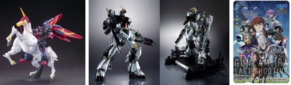 「ハロガチャ ジャパンカップ ガンダム馬券キャンペーン」賞品一覧。