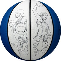 コラボバスケットボールの背面。