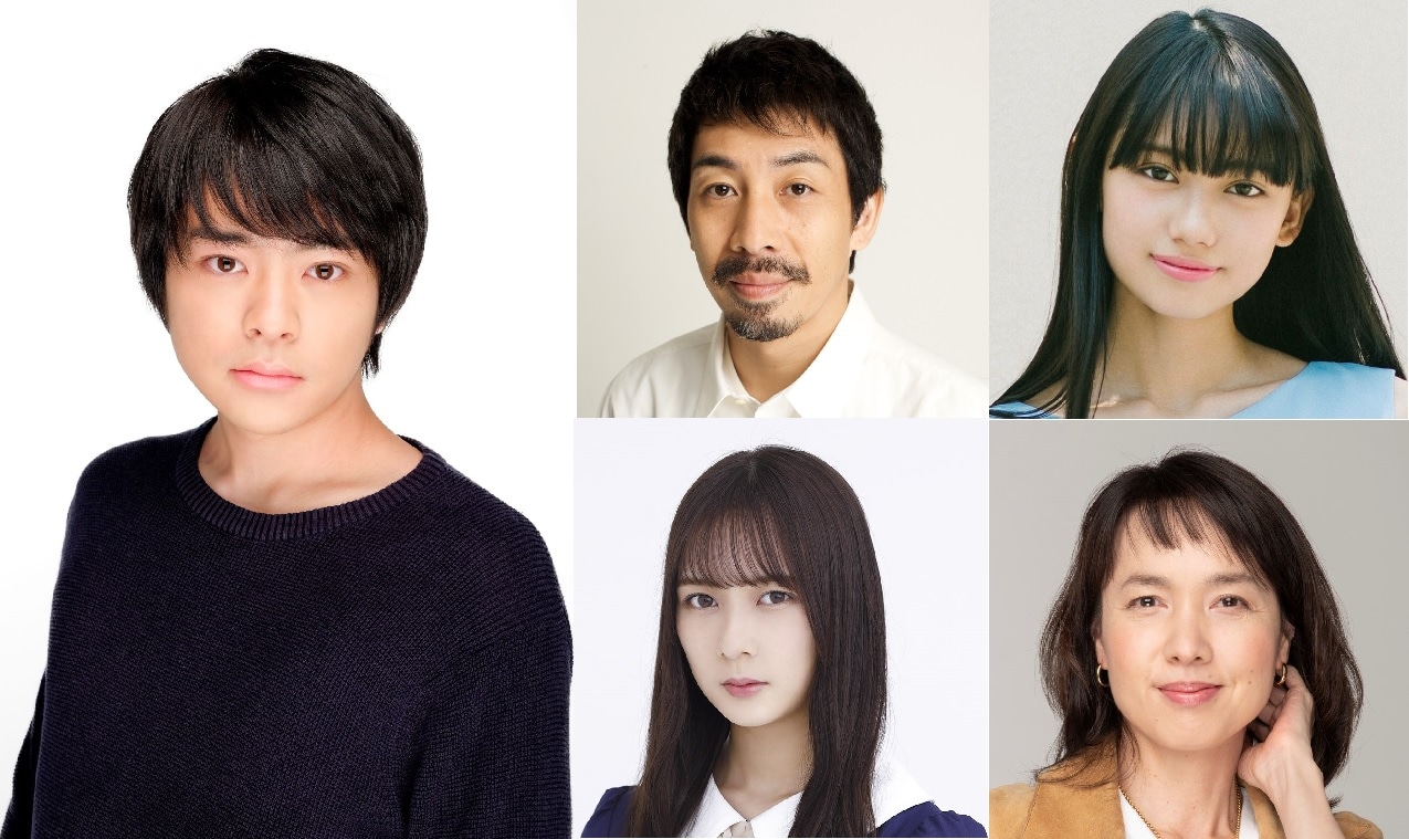 左から今井悠貴、上段左から柳憂怜、黒崎レイナ。下段左から鈴木絢音（乃木坂46）、いしのようこ。
